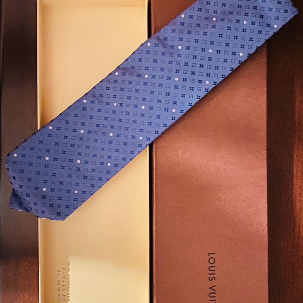 LOUIS VUITTON / MONOGRAM MEN’s SILK NECKTIE
